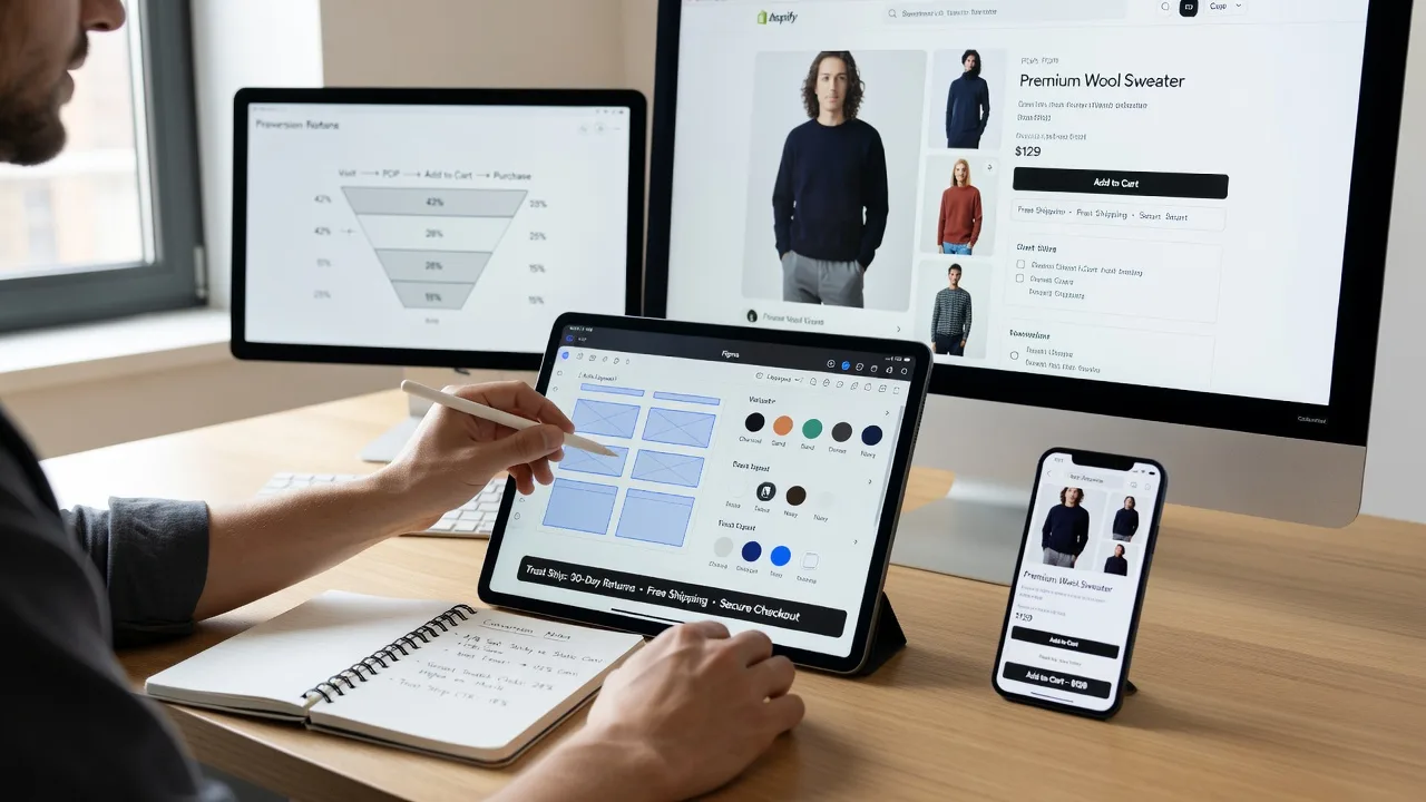 Shopify CRO UI Design for Camberwell, Victoria Stores